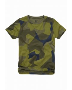 Tricou pentru copii // Brandit Kids T-Shirt swedish camo