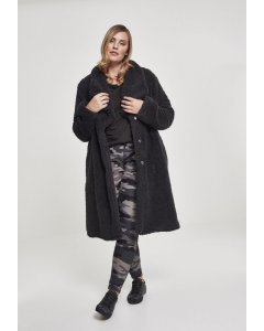 Haină pentru femei // Urban Classics Ladies Soft Sherpa Coat black