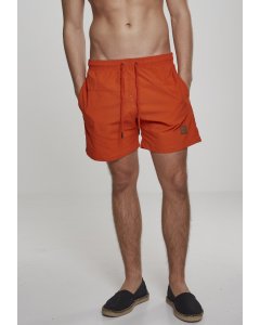 Costume de baie barbati // Urban classics Block Swim Shorts rust orange
