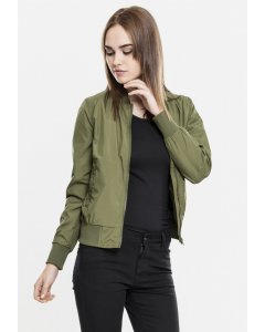 Jachetă bomber pentru femei // Urban classics Ladies Light Bomber Jacket olive