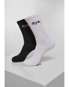 Şosete // Mister tee HI Bye Socks short Pack black white