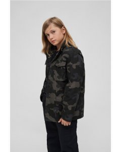 Jacheta copii // Brandit Kids M65 Standard Jacket darkcamo