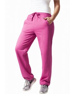 Pantaloni de trening pentru femei // Urban classics Loose-Fit Sweatpants fuchsia