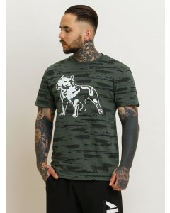 Tricou pentru bărbati cu mânecă scurtă // Amstaff Logo 2.0 T-Shirt - camouflage/weiß