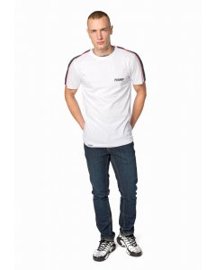 Tricou pentru bărbati cu mânecă scurtă // Pusher Hustle Small Logo Tee white