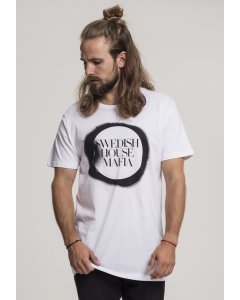 Tricou pentru bărbati cu mânecă scurtă // Merchcode Swedish House Mafia Logo Tee white