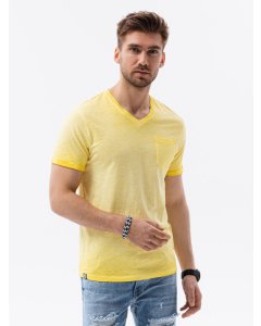 Tricou pentru bărbati cu mânecă scurtă // S1388 - yellow