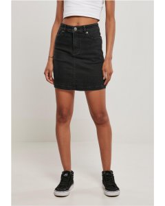 Fustă de dama // Urban Classics Ladies Organic Stretch Denim Mini Skirt black washed