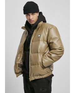 Jachetă pentru bărbati de iarnă // South Pole Imitation Leather Bubble Jacket khaki