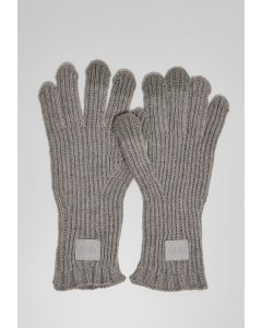 Urban Classics Accessoires / Knitted Wool Mix Smart Gloves heathergrey
