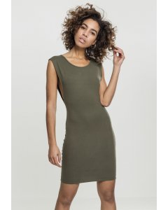 Rochie // Urban classics Ladies Deep Armhole Dress olive