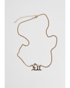 Colier // Mister tee Lit Chunky Necklace gold
