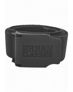 Curea pentru // Urban classics Woven Belt Rubbered Touch UC black