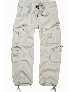 Pantaloni cargo // Brandit Vintage Cargo Pants white