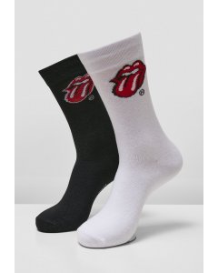Şosete // Merchcode Rolling Stones Tongue Socks 2-Pack black/white