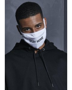 MT Accessoires / Stay Home  Face Mask white