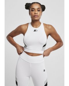 Top dama // Starter Ladies Sports Cropped Top white/black