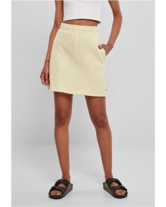 Fustă de dama // Urban Classics Ladies Organic Terry Mini Skirt softyellow