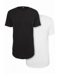 UC Men / Pre-Pack Shaped Long Tee black+white