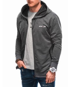 Men's zip-up sweatshirt B1561 - grey