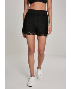 Pantaloni scurti // Urban classics Ladies Laces Shorts black