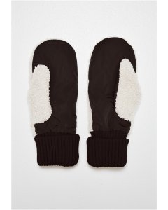 Mănusi // Urban Classics / Basic Sherpa Gloves black/offwhite