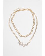 Colier // Urban Classics Diamond Zodiac Golden Necklace virgo