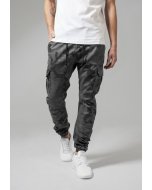 Pantaloni cargo // Urban classics Camo Cargo Jogging Pants grey camo