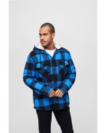 Jachetă pentru bărbati  // Brandit Lumberjacket Hooded black/blue