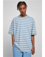 Tricou pentru bărbati cu mânecă scurtă // Starter Fresh Stripes Tee horizonblue/icewaterblue