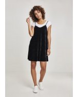 Rochie // Urban Classics Ladies Velvet Slip Dress black
