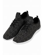 Urban Classics Shoes / Knitted Light Runner Shoe black/grey/white
