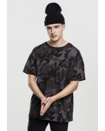 Tricou pentru bărbati cu mânecă scurtă // Urban Classics Camo Oversized Tee dark camo
