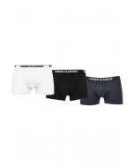 Boxeri // Urban classics Organic Boxer Shorts 3-Pack white/navy/black