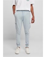 Pantaloni de trening pentru bărbati // Urban Classics Fitted Cargo Sweatpants summerblue