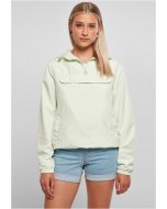 Jachetă  pentru femei  // Urban Classics Ladies Basic Pull Over Jacket lightmint
