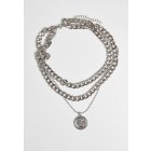 Urban Classics Accessoires / Short Layering Necklace silver