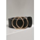 Curea femei // Urban Classics Ring Buckle Belt black