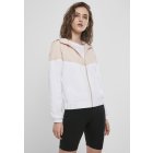 Jachetă pentru femei // Urban classics Ladies Arrow Windbreaker lightpink/white