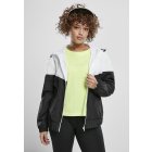 Jachetă pentru femei // Urban classics Ladies Arrow Windbreaker white/black