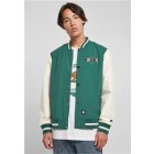 Jachetă pentru bărbati  // Starter / Starter Nylon College Jacket darkfreshgreen