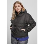 Jachetă pentru femei // Urban classics Ladies Panel Padded Pull Over Jacket black