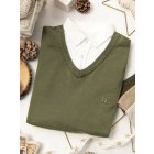 Men's sweater - V5 olive E120 