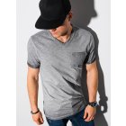 Men's plain t-shirt S1388 - grey