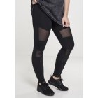 Colanti // Urban classics Ladies Tech Mesh Leggings black
