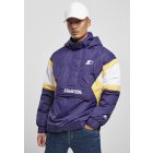 Jachetă pentru bărbati  // Starter Color Block Half Zip Retro Jacket purple/wht/buff yellow