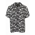 Camasi de barbati // Urban Classics / Viscose AOP Resort Shirt whiteflower