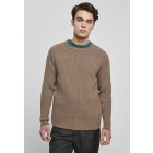 UC Men / Ribbed Raglan Sweater darkkhaki