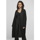 Urban Classics / Ladies Modal Terry Oversized Coat black