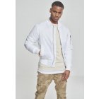 Jachetă pentru bărbati  // Urban Classics Basic Bomber Jacket white